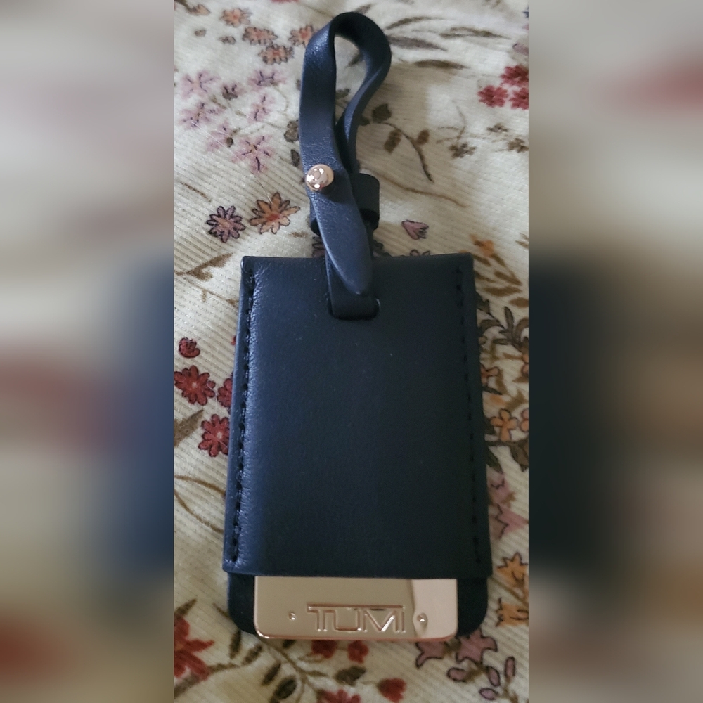 Tumi Navy luggage tag